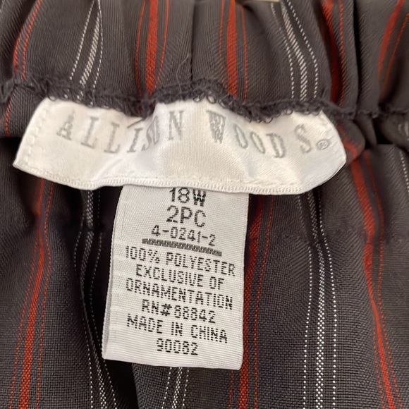 Allison Woods Sz 18W Timeless 2PC Set Duster & Pant Business Chic Retro
Fall - Picture 7 of 11